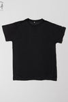 BASERANGE Classic Bamboo Fiber and Cotton Slim Fit T-Shirt Series Collection Round Neck Bottoming Shirt France BAS-TOCT-BL-000-BLACK